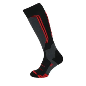 BLIZZARD-Allround wool ski socks,black/anthracite/red Černá 39/42
