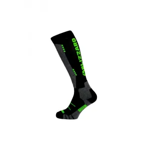 BLIZZARD-Wool Sport ski socks, black/green Černá 35/38