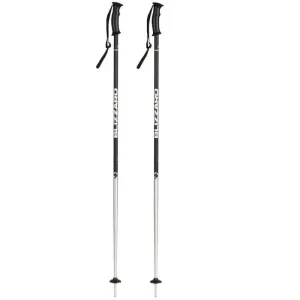 BLIZZARD-Sport ski poles, black matt/silver Černá 110 cm 23/24