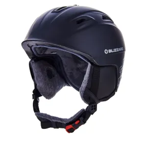 BLIZZARD-Demon ski helmet, black matt/silver squares 20 Černá 60/62 cm 20/21