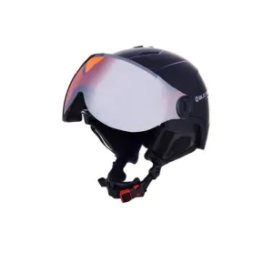 BLIZZARD-Double Visor ski helmet, black matt, orange lens, mirror Černá 56/59 cm 23/24