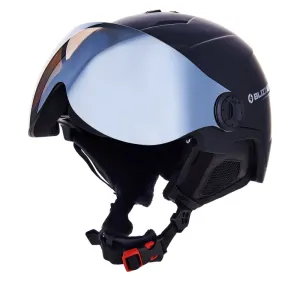 BLIZZARD-Double Visor ski helmet, black matt, smoke lens, mirror Černá 56/59 cm 23/24