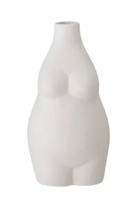 Bloomingville Kameninová váza Elora bílá