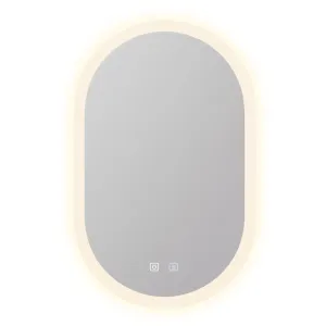 Blumfeldt blumfeldt Caledonian, LED koupelnové zrcadlo, IP44 LED-design, 3 teploty barev, 45 x 80 cm, stmívatelné, funkce proti zamlžování, dotykové tlačítko #5920708