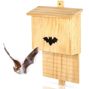 Blumfeldt Domeček pro netopýry, hnízdo, pomoc při přezimování, celoročně obyvatelný, piniové dřevo #760055