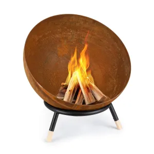 Blumfeldt Fireball Rust, ohniště, Ø 60 cm, výklopný rošt, rezavý vzhled #173940