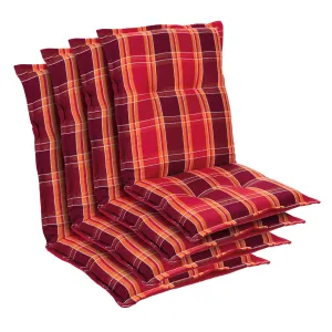 Blumfeldt Prato, čalouněná podložka, podložka na židli, podložka na nižší polohovací křeslo, na zahradní židli, polyester, 50 x 100 x 8 cm, 2x čalounění #1270644