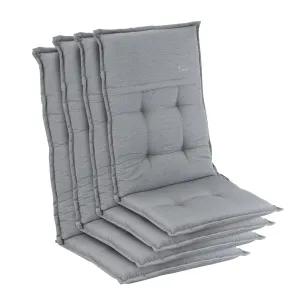 Blumfeldt Coburg, polstr, čalounění na židli, vysoké opěradlo, zahradní židle, polyester, 53 x 117 x 9 cm, 4 x čalounění #759585
