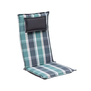 Blumfeldt Donau, polstry, polstry na židli, vysoké opěradlo, zahradní židle, polyester 50 x 120 x 6 cm, 1 x čalounění #759588