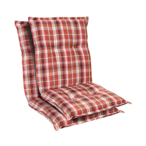 Blumfeldt Prato, čalouněná podložka, podložka na židli, podložka na nižší polohovací křeslo, na zahradní židli, polyester, 50 x 100 x 8 cm, 2 x polštář