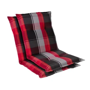 Blumfeldt Prato, čalouněná podložka, podložka na židli, podložka na nižší polohovací křeslo, na zahradní židli, polyester, 50 x 100 x 8 cm, 2x čalounění #759598