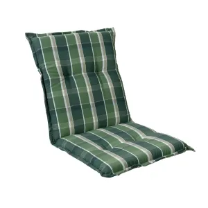 Blumfeldt Prato, čalouněná podložka, podložka na židli, podložka na nižší polohovací křeslo, na zahradní židli, polyester, 50 x 100 x 8 cm #6065097