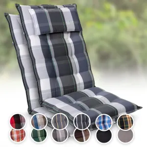 Blumfeldt Sylt, čalouněná podložka, podložka na židli, podložka na výše polohovací křeslo, polštář, polyester, 50 × 120 × 9 cm, 2x podložka #759508