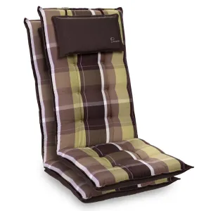 Blumfeldt Sylt, čalouněná podložka, podložka na židli, podložka na výše polohovací křeslo, polštář, polyester, 50 × 120 × 9 cm, 2x čalounění #759557