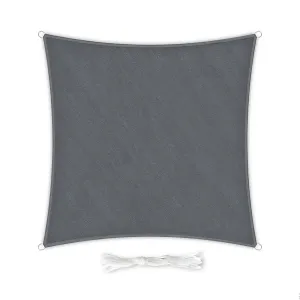 Blumfeldt Čtvercová sluneční clona, 3 × 3 m, polyester, prodyšná
