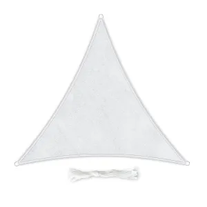 Blumfeldt Trojúhelníková sluneční clona, 3 × 3 × 3 m, polyester, prodyšná #760203