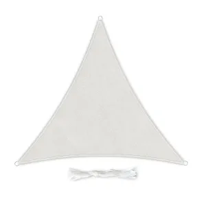 Blumfeldt Trojúhelníková sluneční clona, 5 × 5 × 5 m, polyester, prodyšná #760194
