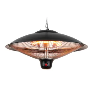 Blumfeldt Heizsporn, infračervený ohřívač, stropní, 60,5 cm (Ø), LED lampa, dálkové ovládání #759806