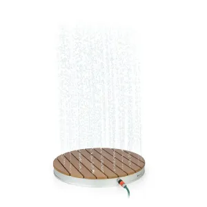 Blumfeldt Sumatra Breeze, RD, zahradní sprcha, WPC hliník,Ø70, 4cm, kulatá #758391