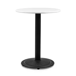 Blumfeldt Patras Pearl, bistro stolek, secesní styl, mramor, Ø 60 cm, výška 75 cm, litina #759167