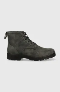 Semišové kotníkové boty Blundstone 1931 šedá barva #4479856