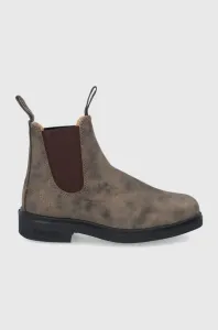 Kožené kotníkové boty Blundstone 1306 dámské, hnědá barva, na plochém podpatku #3505535