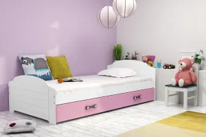 BMS Dětská postel LILI Barva: bílá / růžová #5359709