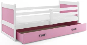 BMS Dětská postel RICO 1 | bílá 90 x 200 cm Barva: Růžová #5341529
