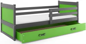 BMS Dětská postel RICO 1 | šedá 90 x 200 cm Barva: Zelená