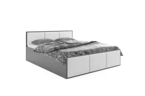BMS Čalouněná výklopná postel PANAMAX 140 Barva: Grafit / bílá #5359654