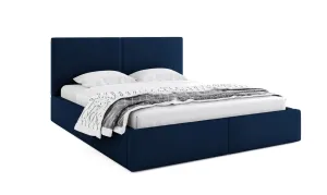 BMS Manželská postel HAILEY | bez matrace 140 x 200 cm Barva: Modrá #5359741