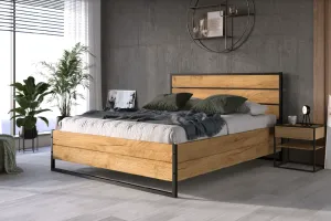 BMS Manželská postel LOFT | 140 x 200 cm