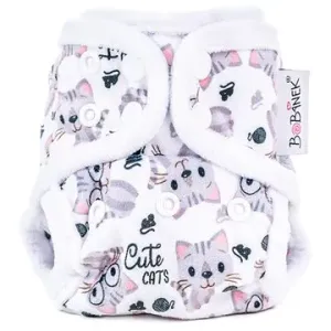 Bobánek Novorozenecké extra jemné svrchní kalhotky patentky - Cute cats