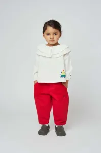 Dětská bavlněná košilka Bobo Choses béžová barva