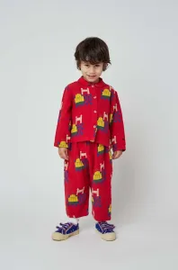 Dětské pyžamo Bobo Choses červená barva