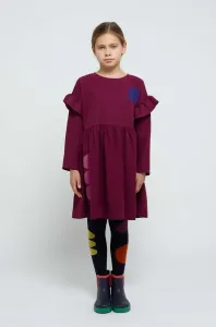 Dívčí šaty Bobo Choses fialová barva, mini