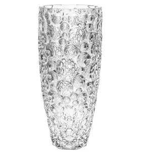 Bohemia Jihlava skleněná váza Lisboa 35,5 cm čirá