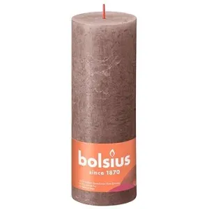 BOLSIUS rustikální sloupová taupe 190 × 68 mm