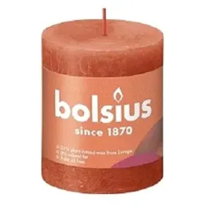 BOLSIUS rustikální zemitá oranžová 80 × 68 mm