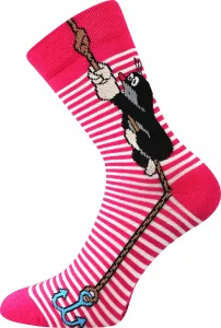 Dámské ponožky Boma - KR 111, růžová Barva: Růžová, Velikost: 35-38