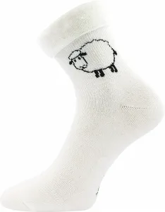 Dámské ponožky Boma - Ovečkana, smetanová Barva: Bílá, Velikost: 35-38