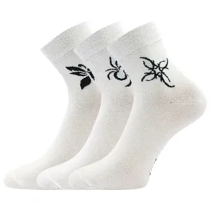 Dámské ponožky Boma - Tatoo, bílá Barva: Bílá, Velikost: 35-38