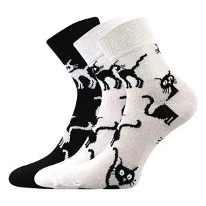 Dámské ponožky Boma - Xantipa 32, černá, bílá, béžová Barva: Mix barev, Velikost: 35-38