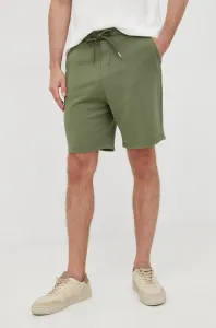 Bavlněné šortky Bomboogie pánské, zelená barva
