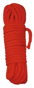 Bondage lano - 10m (červený) #6175900
