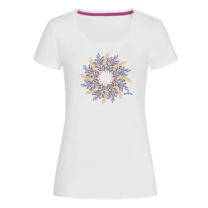 Bontis Dámské tričko CIRCLEAF - Bílá | XL