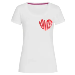 Bontis Dámské tričko HEART - Bílá | XL