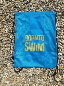 Plavecký vak borntoswim mesh bag 1 modro/žlutá