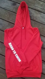 Mikina borntoswim sweatshirt hoodie red xxl