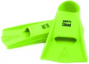 Plavecké silikonové ploutve borntoswim green l
